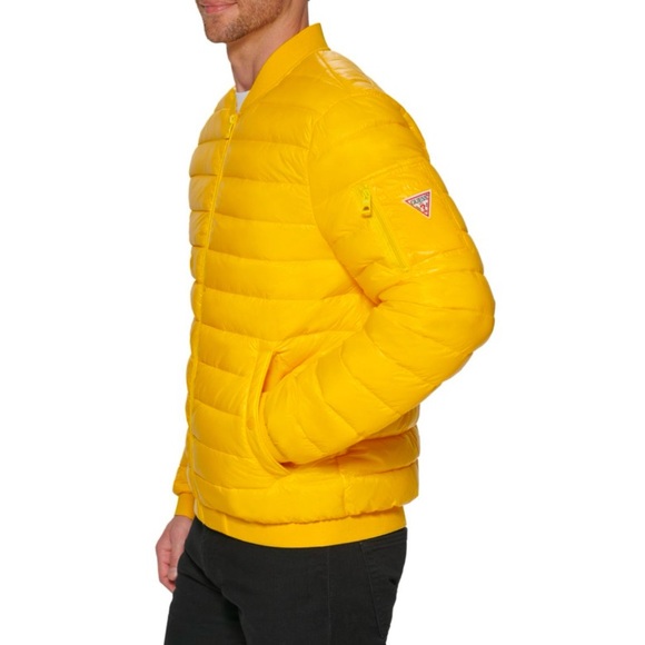 Yellow Guess Puffer - Picture 4 of 5